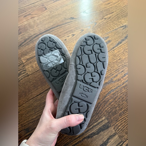 Ugg Bella II UGGplush Lined Moc Slipper Charcoal Grey 5US - Picture 5 of 6